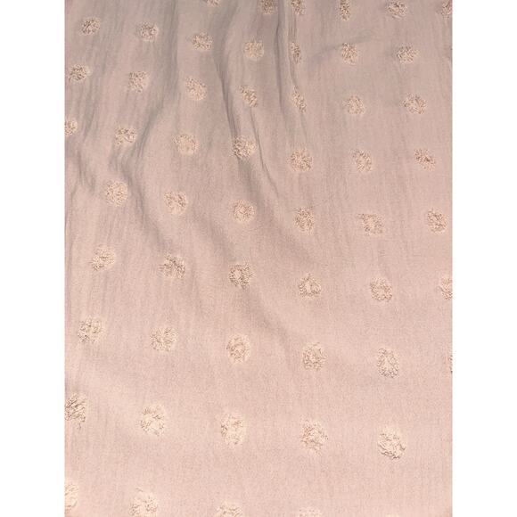 Blooming Jelly Women's Short Sleeve Shirt Polka Dot Size Large Rose Pink - Picture 8 of 8